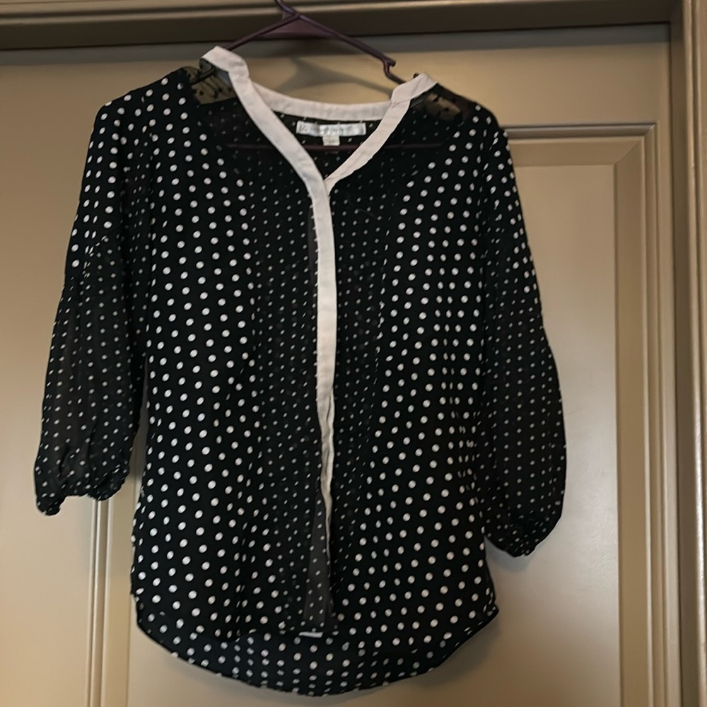 XS Lauren Conrad work blouse